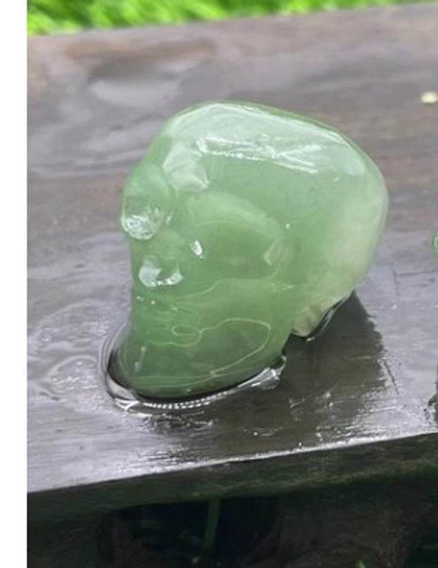 Halloween Punk Skull Natural Stone Decor|Jewelry & Accessories