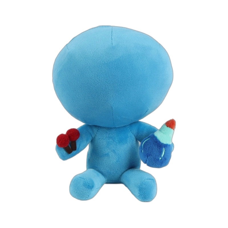 Green Fishing Cartoon Plush Toy Doll Cute Yellow Game Character Soft Stuffed Doll|Toys & Games Plush Dolls