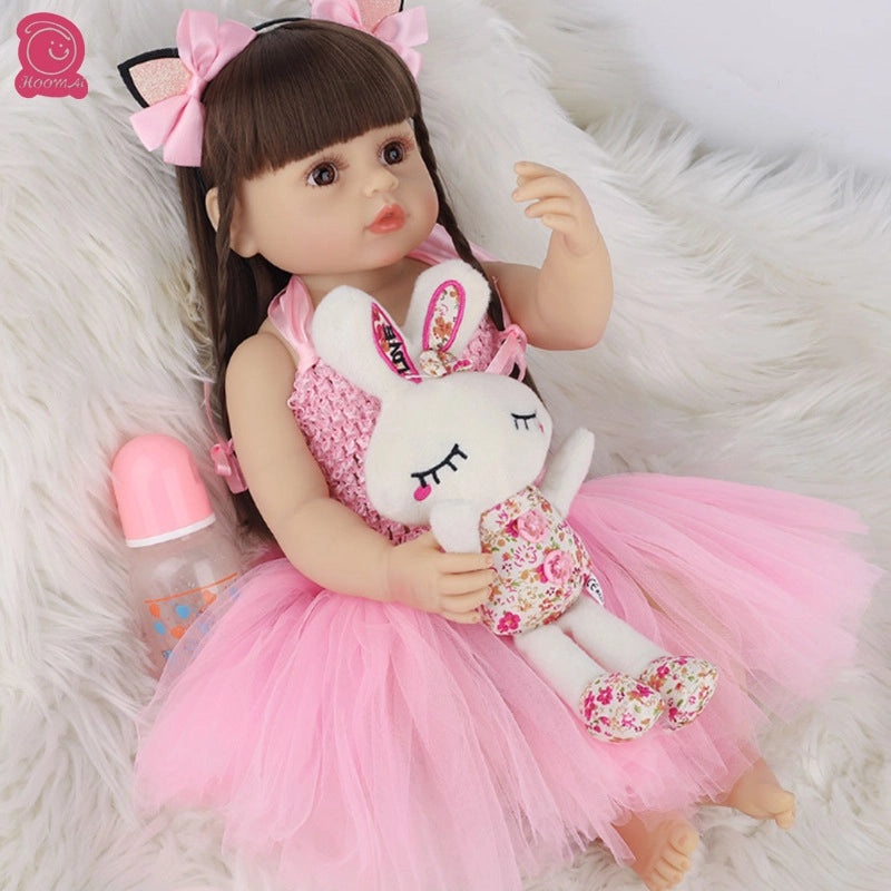 Realistic Vinyl Doll Toy with Silica Gel Material | Kids' Toys & Collectibles