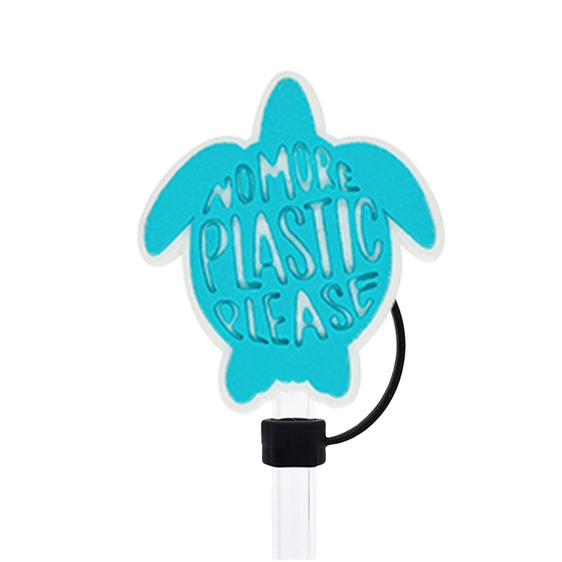 Adorable Alphabet Silicone Straw Caps 10 Pieces/Set|Drinkware Accessories