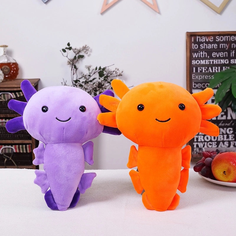 Cute Salamander Plush Toy Axolotl Dinosaur Hexagon Doll | Plush Toys & Collectibles