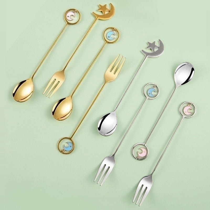 Cute Cartoon Stainless Steel Rice Spoon for Everyday Use|Kitchen Utensils