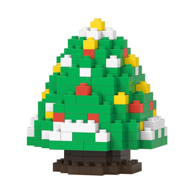 Christmas Mini Diamond Blocks Puzzle Toys Santa Claus & Christmas Tree Building Set|Toys & Games