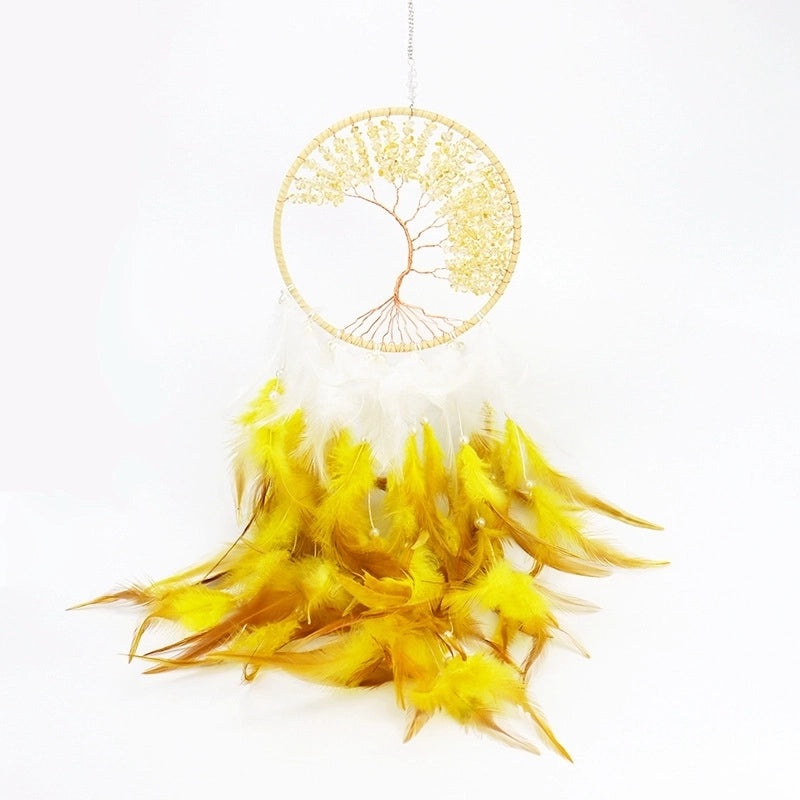 2 Pieces Dreamcatcher Tree Feather Metal Wall Hanging Decor | Home Decor Accessories