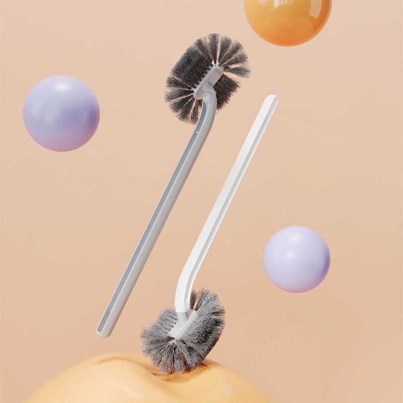 Elegant Minimalist Solid Color PET PP Toilet Brush for Household Cleaning | Home & Kitchen Cleaning Supplies