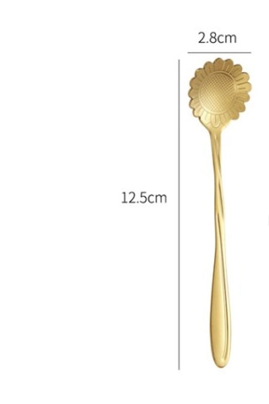 Elegant Floral Stainless Steel Spoon | Kitchen Utensils