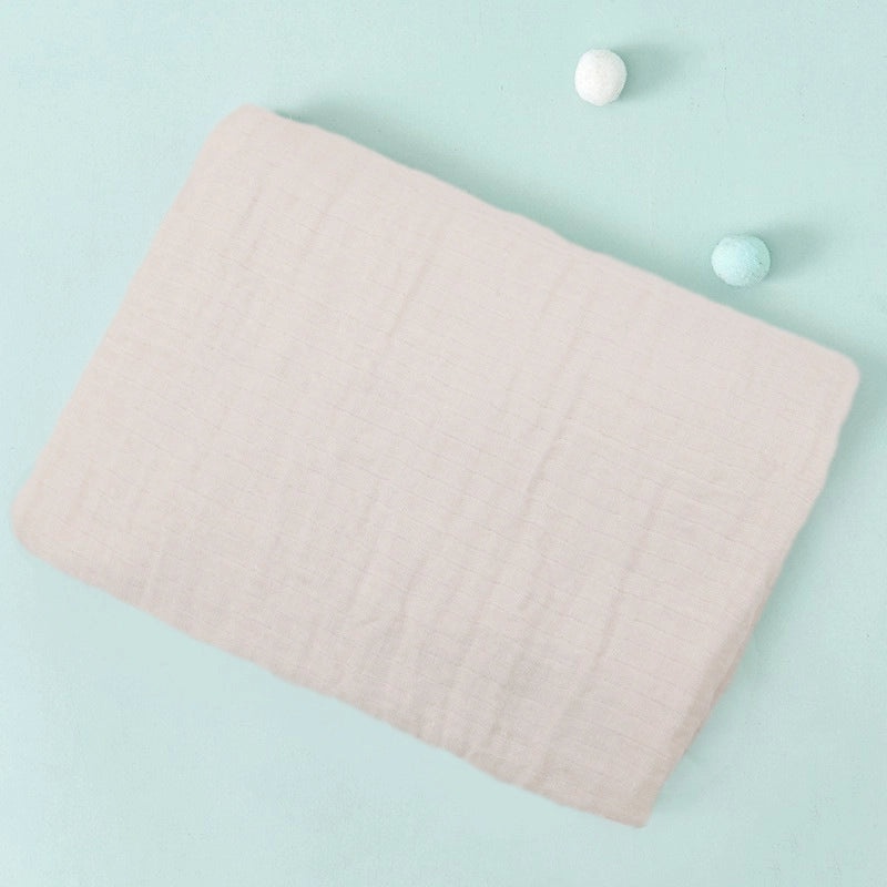 Double-layer Cotton Gauze Baby Swaddle Blanket Printed Bath Towel Sunshade Cart Cover|Baby Care Accessories