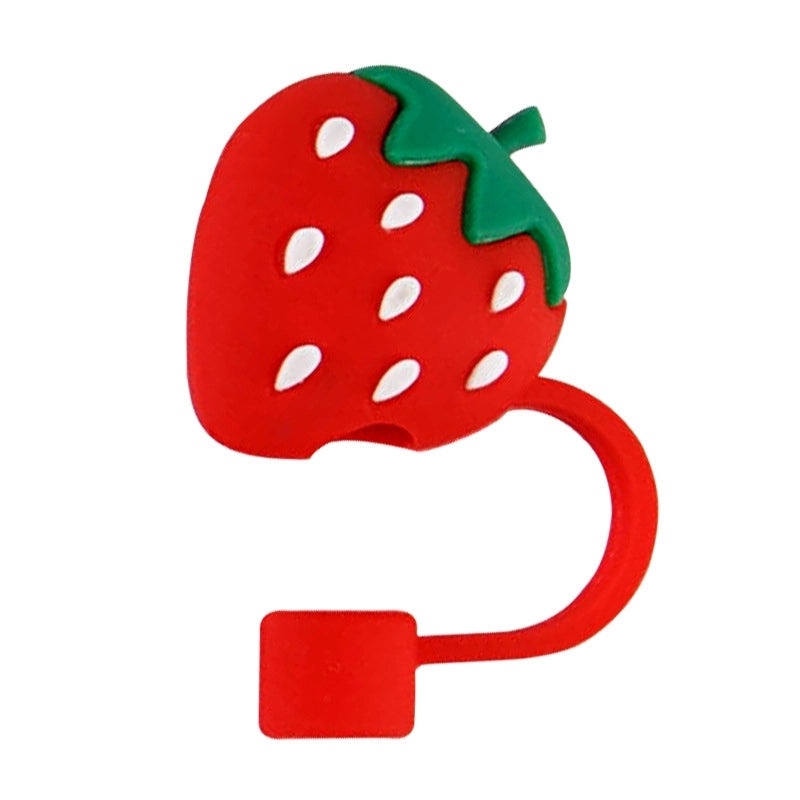 10mm Glass Straw Dust Cover Stainless Steel Cap for Large Diameter Straws Milk Tea Accessories|Drinkware Accessories