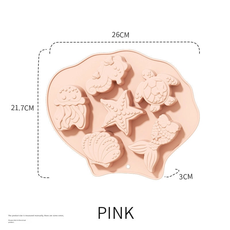 5 Pcs Silicone Donut Mold 6-Hole DIY Baking Chocolate Biscuit Mold High Temp Resistant Food Grade | Kitchen & Baking Tools