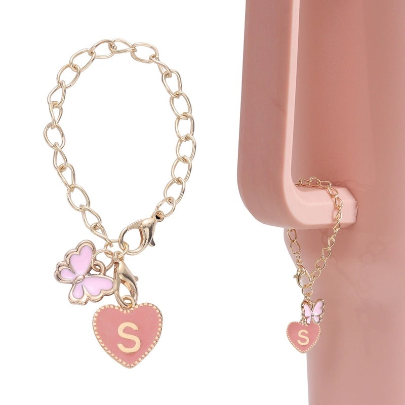 Cute Heart & Butterfly Enamel Alloy Pendant for Women | Jewelry & Accessories