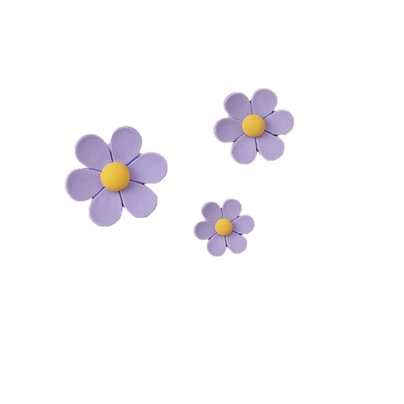 Minimalist Floral Resin Refrigerator Magnet Decorative Art Piece|Home Decor & Kitchen Accessories