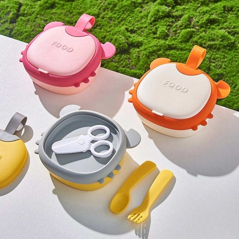 Portable Baby Food Bowl Set | Baby Feeding Bowls & Tableware