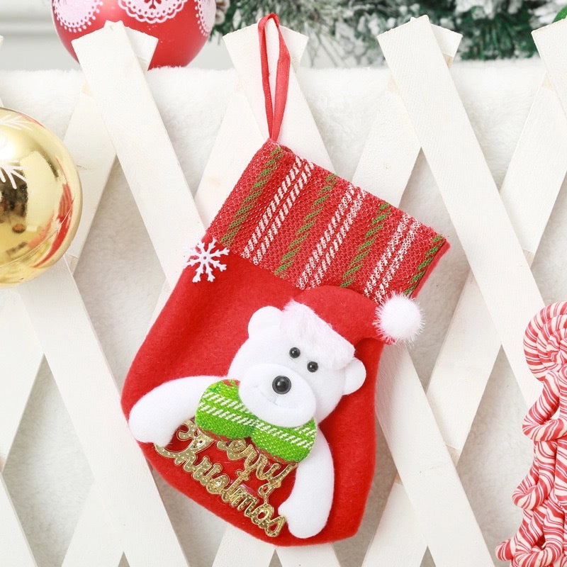 Christmas Gift Bag for Jewelry Candy Socks | Holiday Packaging & Decoration Accessories