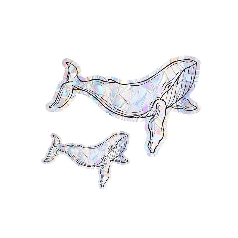 Modern Minimalist Fish PVC Window Decals for Casual Elegant Home Decor|Home Decor & Wall Art