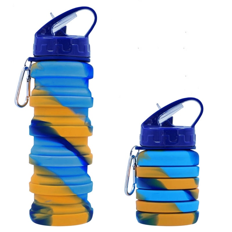 Tie Dye Silica Gel Water Bottle Casual Style | Drinkware & Water Bottles