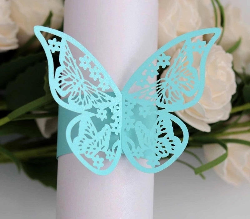 Retro Animal Butterfly Napkin Ring Synthetic Fibre 1 Pc|Home Decor Table Accessories