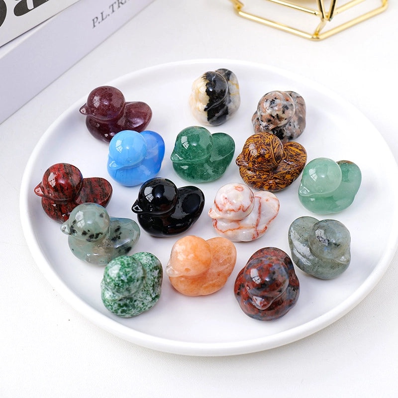 Minimalist Crystal Duck Figurine | Home Decor Ornaments