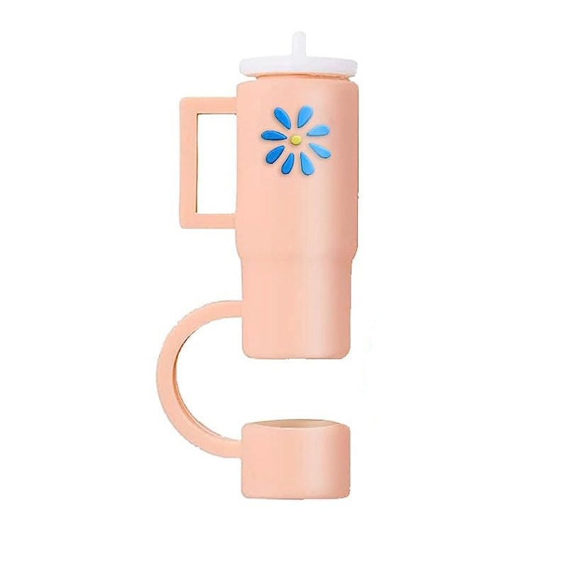 10mm Glass Straw Dust Cover Stainless Steel Cap for Large Diameter Straws Milk Tea Accessories|Drinkware Accessories