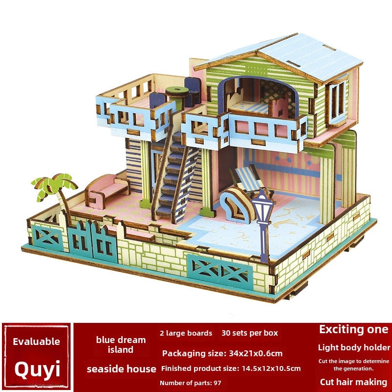 Handmade Wooden 3D Puzzle for Kids and Adults | Educational Toys & Games