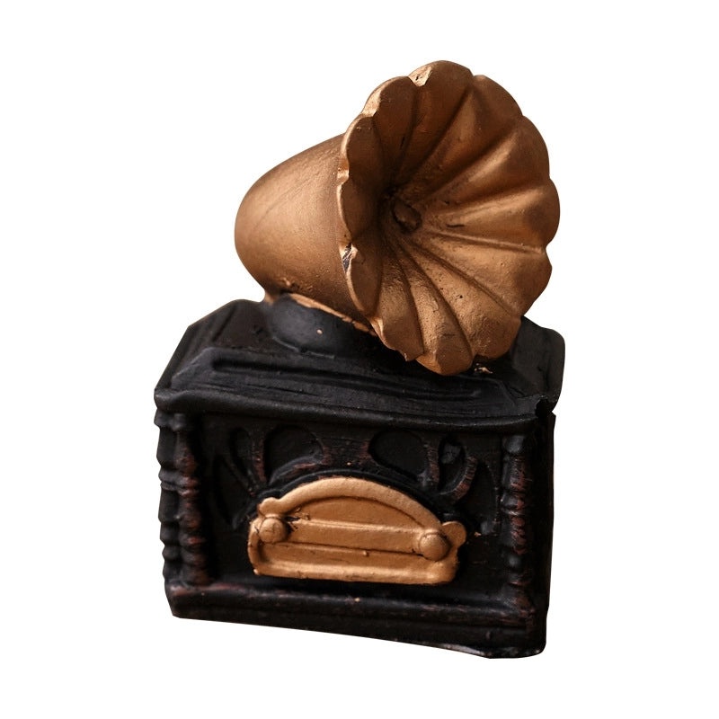 Vintage Camera Digital Phone Resin Figurine | Home Decor & Collectibles