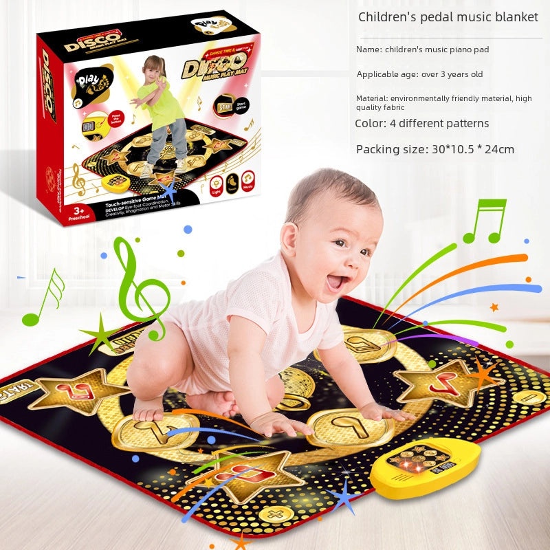 儿童电子舞蹈毯亲子互动音乐电子钢琴地毯|儿童玩具