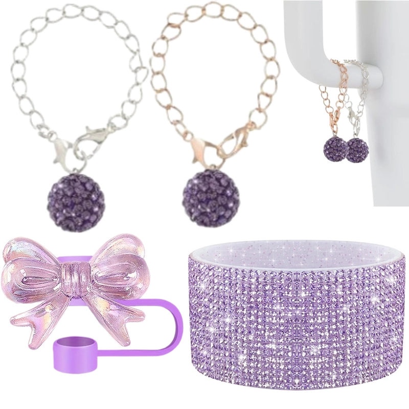 Stylish Bow Knot Plastic Cup Sleeves Set|Drinkware Accessories