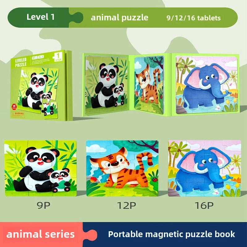 Magnetic Animal Traffic Puzzle for Toddlers and Kids Ages 1-6 | Educational Toys & Puzzles