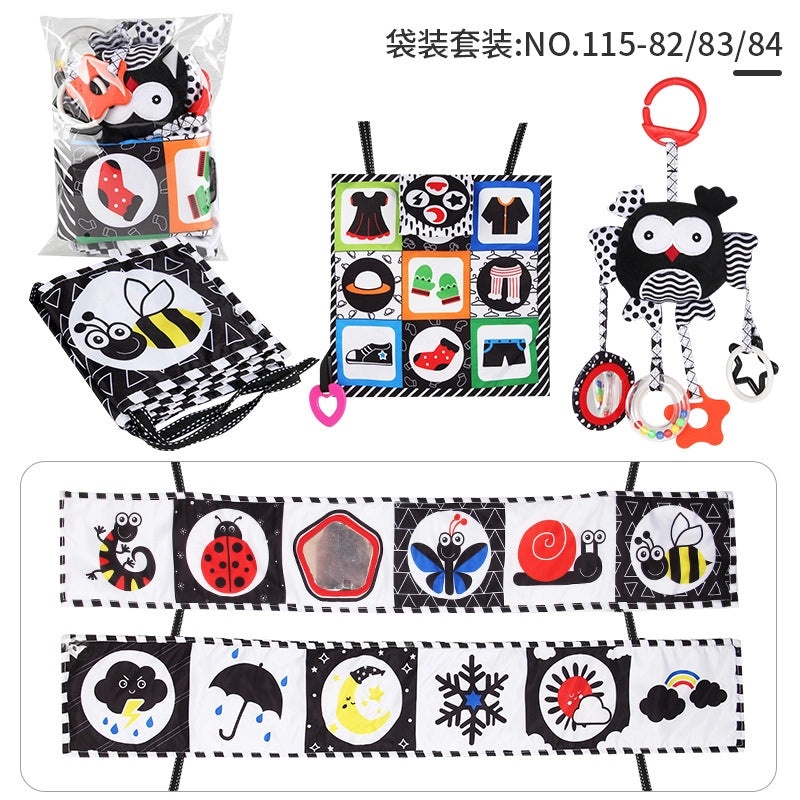 Soft Baby Fabric Book with Cartoon Designs|Baby Toys & Learning Books