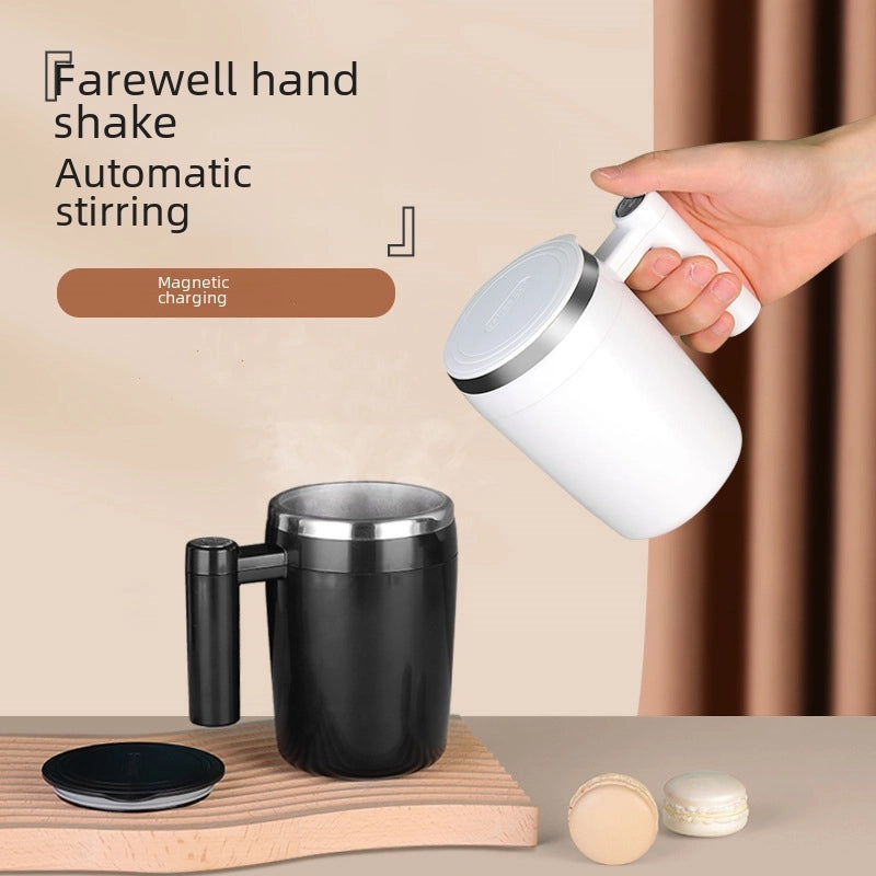 Automatic Magnetic Mixing Cup for Coffee & Protein Powder | Electric Stainless Steel Lazy Mug | Kitchen Appliances