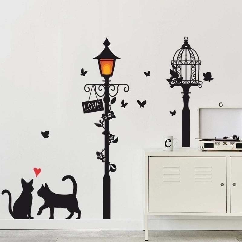 Adorable Cat PVC Wall Decal for Home Decor|Wall Stickers & Decals