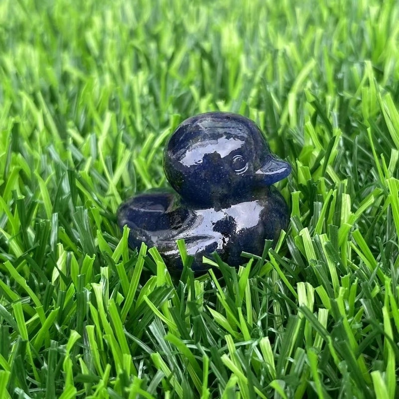 Retro Duck Natural Stone Ornament Cute Decorative Artificial Sculpture|Home Decor