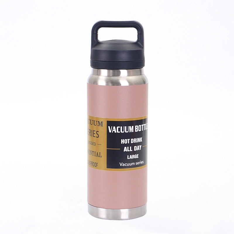 304 Stainless Steel Insulated Sports Water Bottle Portable Double-layer Vacuum Camping Flask|Outdoor Gear