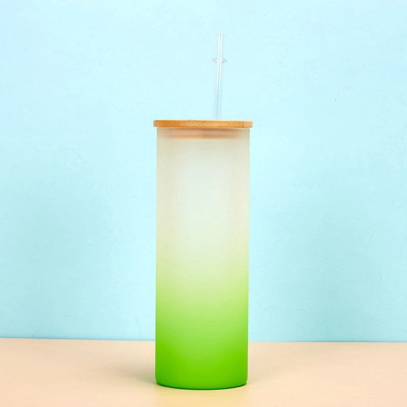 Mason Cup with Bamboo Lid and Straw|Outdoor Drinkware