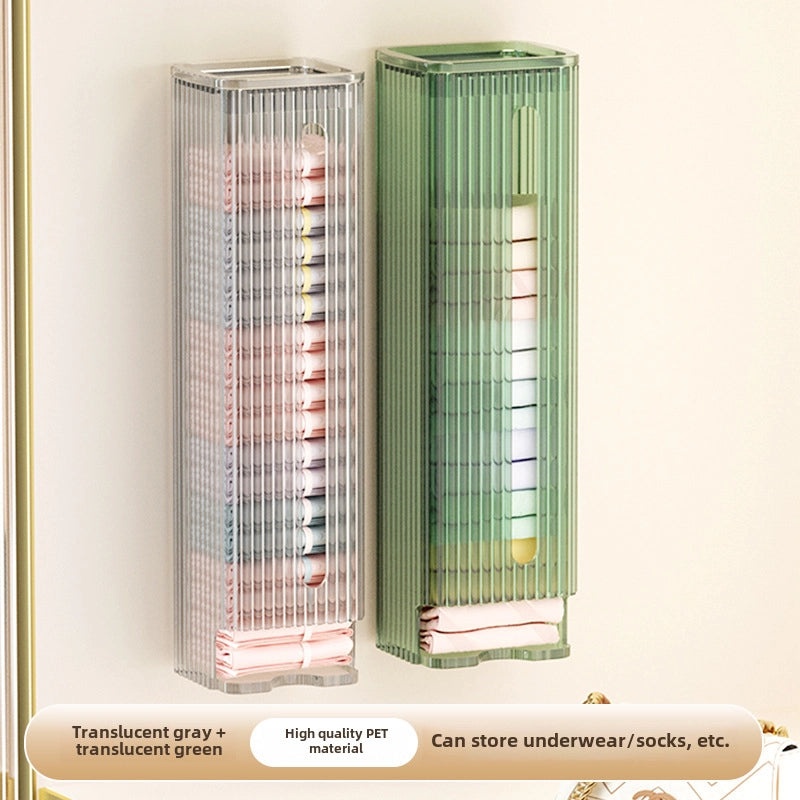 Wall-mounted Garbage Bag Dispenser Large Capacity Kitchen Plastic Bag Holder Convenient Extraction | Kitchen Storage & Organization