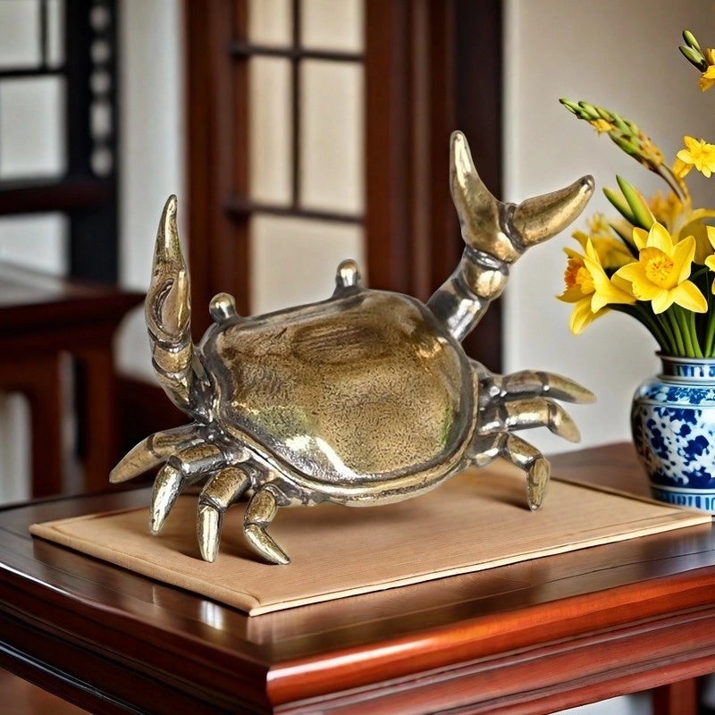 Minimalist Crab Metal Alloy Jewelry Charm|Fashion Accessories