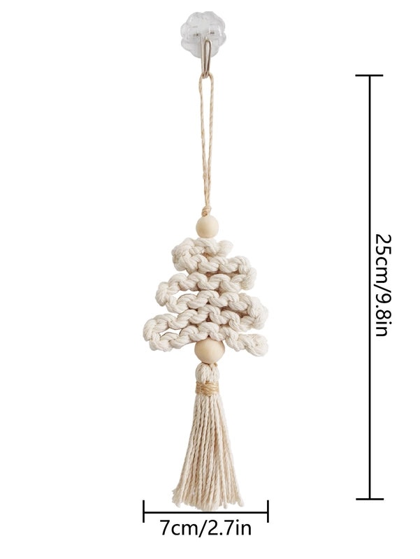 Handmade Woven Christmas Tree Wall Hanging Decoration Simple Home Craft Ornament|Home Decor & Crafts