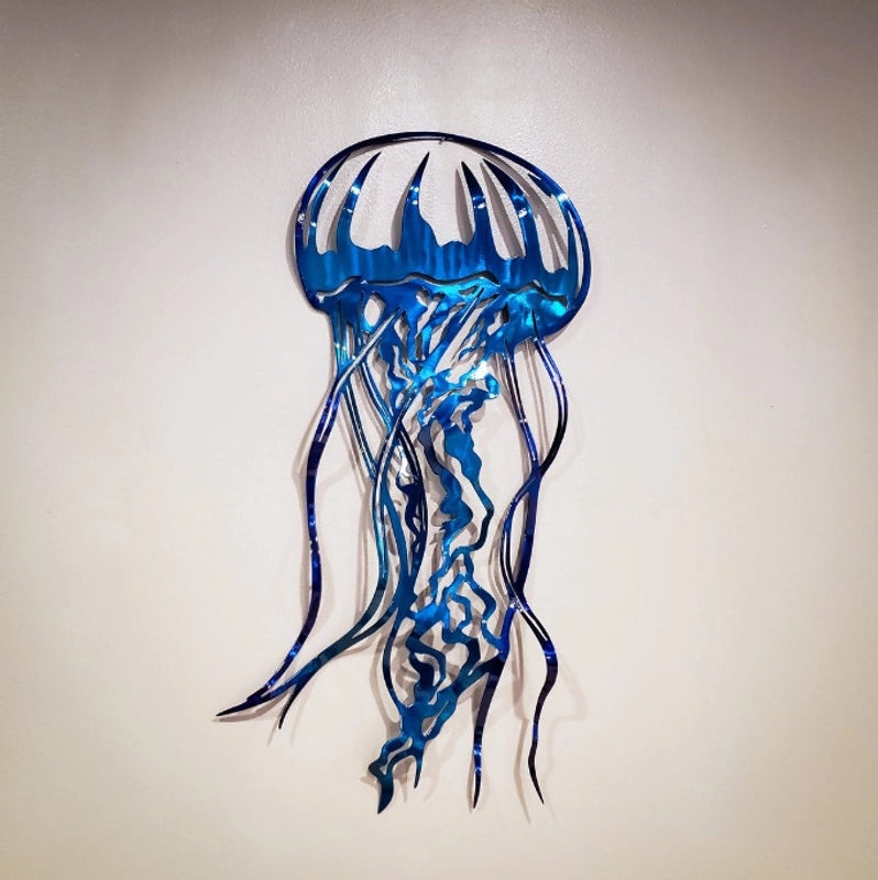 Minimalist Marine Shark Metal Wall Art | Home Decor