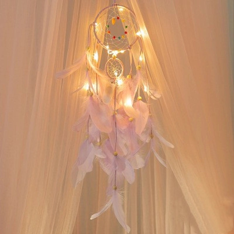 Minimalist Solid Color Feather Dreamcatcher for Window Decoration|Home Decor