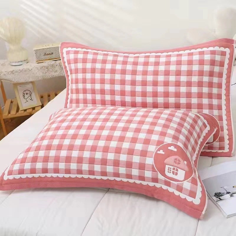 Thickened Gauze Cotton Pillow Towel Breathable Comfortable Dirt-resistant Headband for Adults and Students|Home Textile