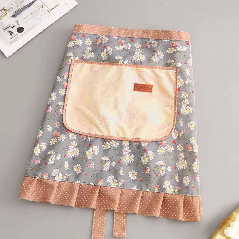 Charming Vintage Floral Polyester Apron for Women | Kitchen Aprons & Cooking Accessories
