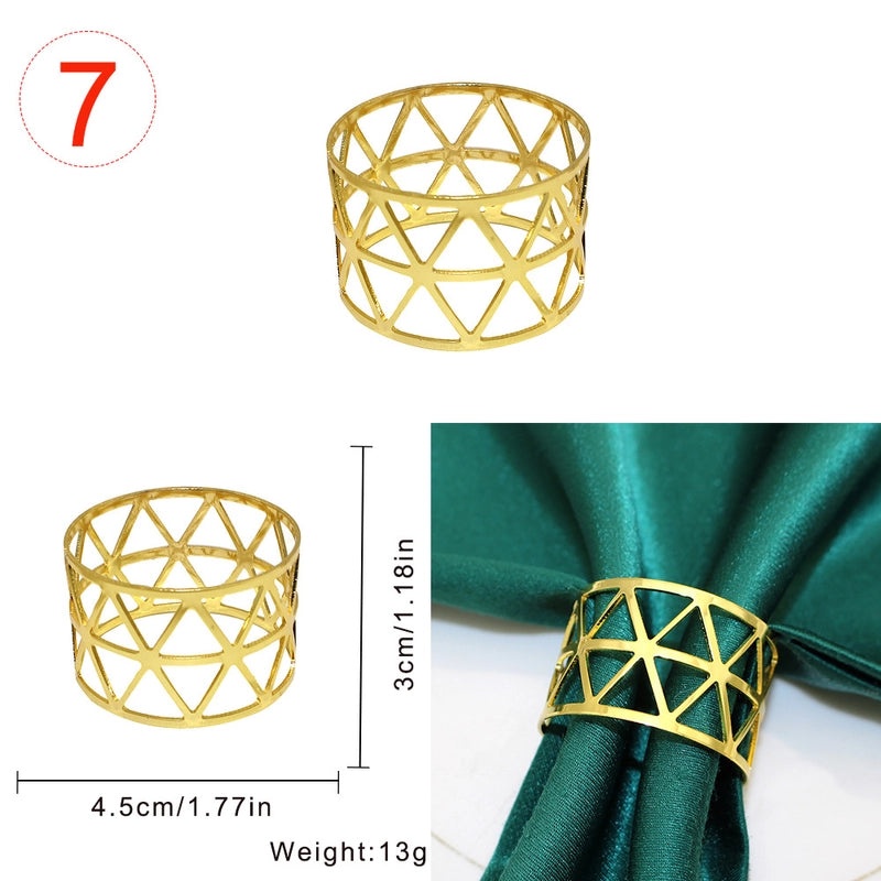 Stylish Geometric Metal Napkin Holder Single Piece|Home Decor & Kitchen Accessories
