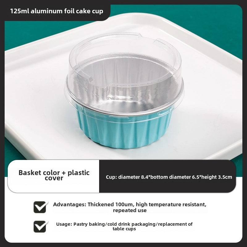 Pudding Cup Cake Shrimp Egg Baking Mold for Air Fryer Oven Small Aluminum Foil Paper Cups|Bakeware & Molds