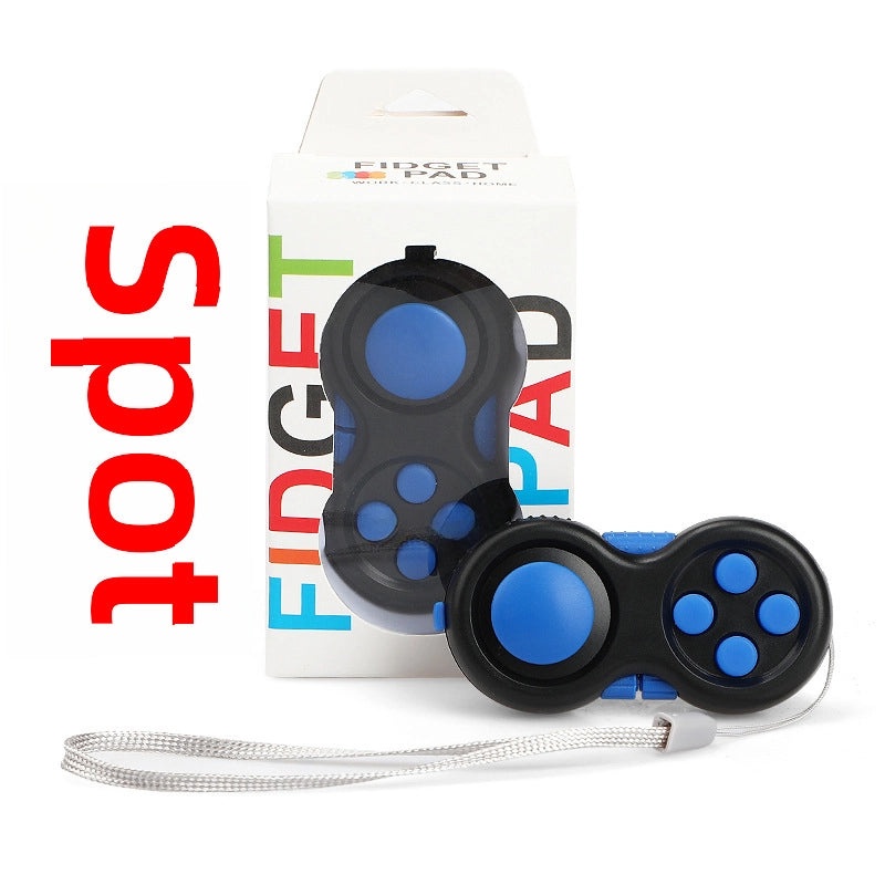 Second Generation Rubik's Cube Stress Relief Fidget Button Handle Toy | Fidget Toys & Stress Relief Gadgets