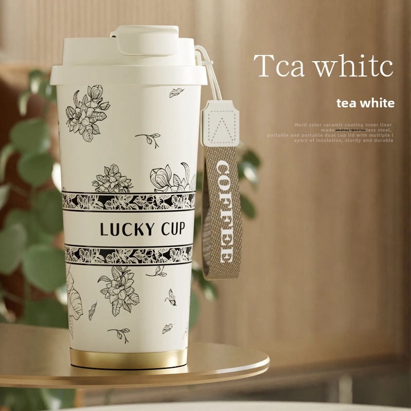 Van Gogh Lily Of The Valley Coffee Mug Custom High Color Value Double Wall Cup Gift for Girls|Kitchen & Dining