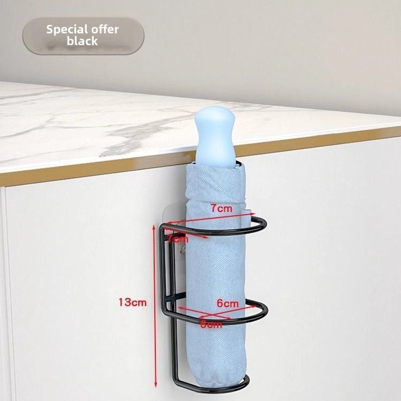 Wall-mounted Door Umbrella Rack Organizer | Home Storage & Organization