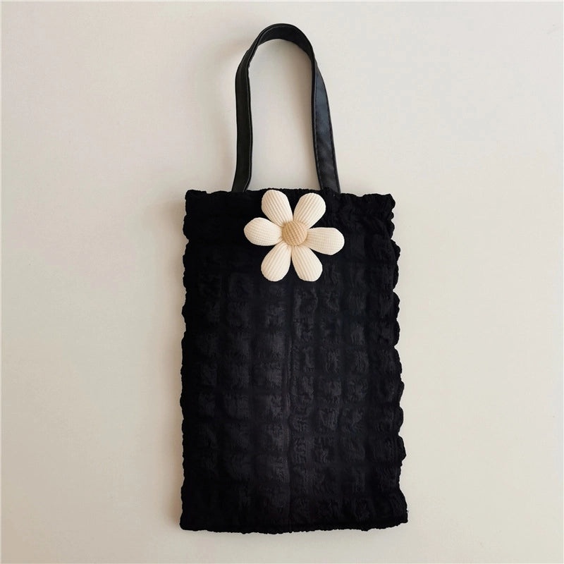 Casual Solid Color Bubble Fiber Fabric Tissue Dispenser for Vacation Use|Home & Living Accessories