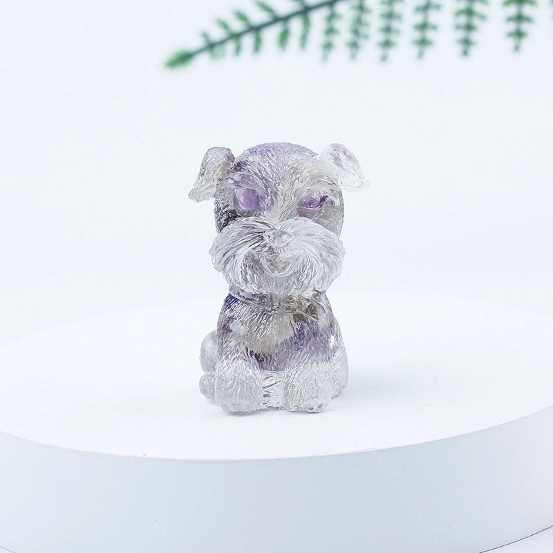 Adorable Dog Shaped Crystal Figurines for Home Decor|Decorative Figurines