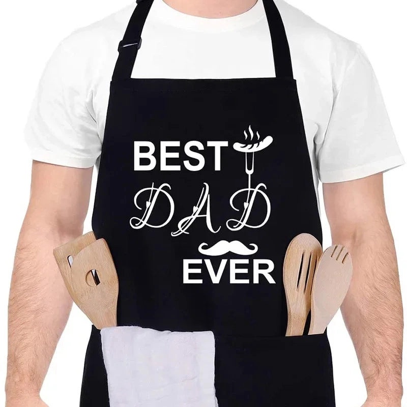 Best Mom Dad Apron Gift for Parents Father's Day Mother's Day Birthday Holiday|Kitchen & Dining Accessories