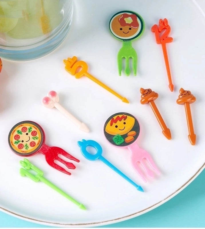 Adorable Cartoon Fruit Picks Set of 1|Kitchen & Dining Accessories