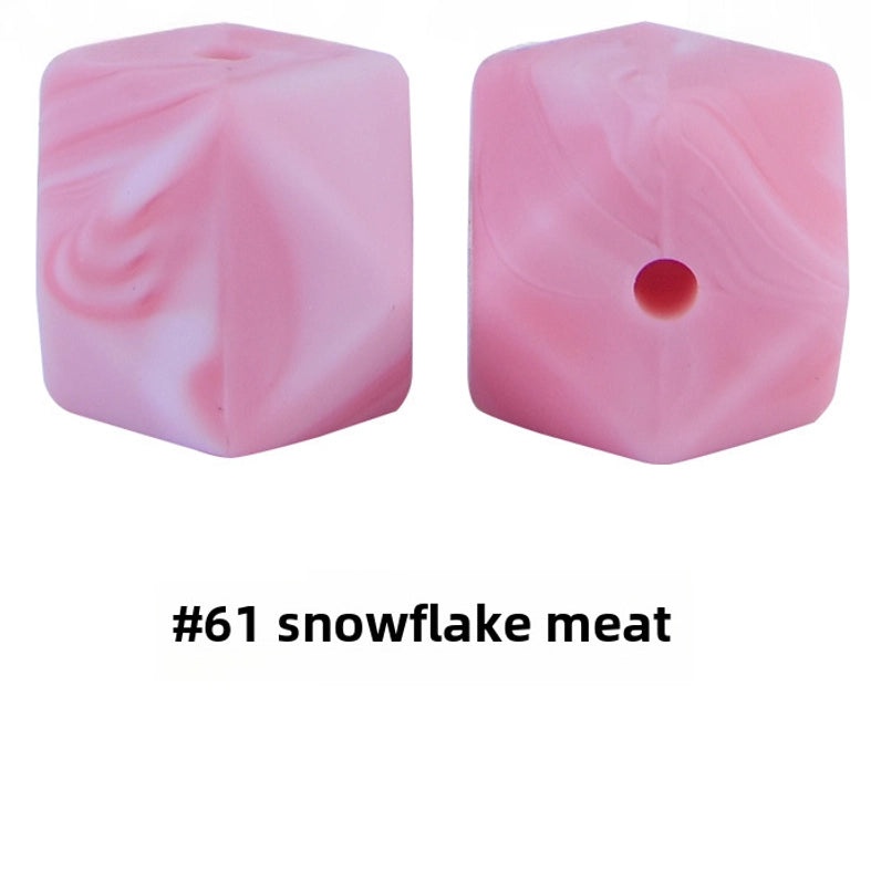 17mm Silicone Octagonal Beads for Pacifier Chains DIY Accessories | Baby & Mom Essentials